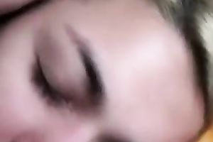 Amazing toy addicted golden-haired girlie of mine gives me a delicate orall-service