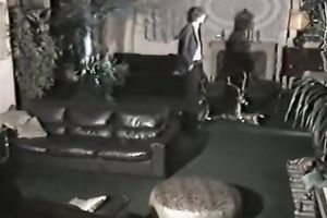 Two sexy European classic brunettes sharing one knob