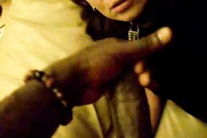 Amateur dark brown latin babe loving my BBC and a load of cum