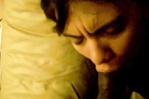 Amateur dark brown latin babe loving my BBC and a load of cum