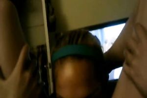 Hot and pretty white cheating wife eats her most good ally on livecam