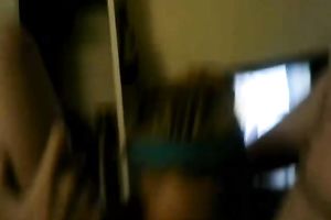 Hot and pretty white cheating wife eats her most good ally on livecam