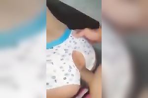 My amateur wife is so slutty and that babe can't live without wearing crotchless pants during sex