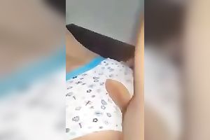 My amateur wife is so slutty and that babe can't live without wearing crotchless pants during sex