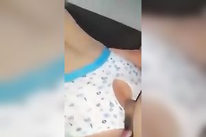 My amateur wife is so slutty and that babe can't live without wearing crotchless pants during sex