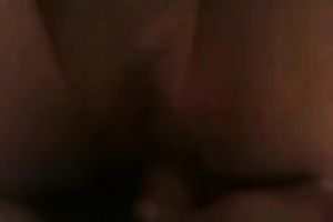 My sexually excited BF put large chunky dick in my poor taut butt gap