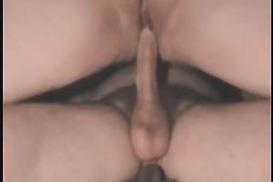 Chubby aged girl with large corpulent slit rides me on top