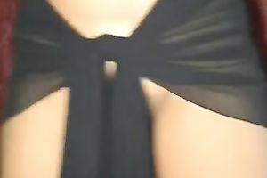 Bosomy perverted beauty flashes her boobies with puffy teats and good rack