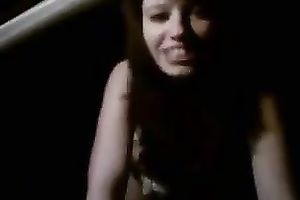 Cute emotional dark brown housewife made my buddy's evening ideal with her BJ