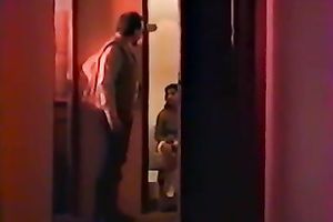 Skinny bitch receives her hairy muff glad with fingers