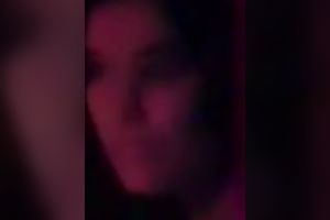 Skinny bitch receives her hairy muff glad with fingers