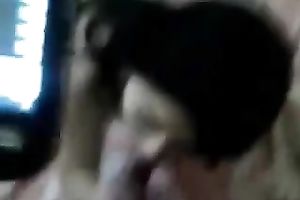 College brunette hair girlfriend is masturbating and cheerful to watch my jock out