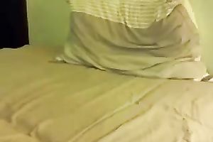 Dark skin and small Asian playgirl on livecam masturbating