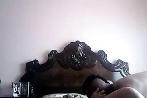 My buddy fucks his wicked short haired lady's pussy missionary