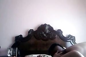 My buddy fucks his wicked short haired lady's pussy missionary