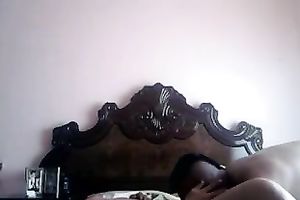 My buddy fucks his wicked short haired lady's pussy missionary