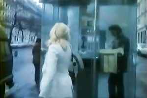 Two guys fucking carnal and cute classic golden-haired sweetheart