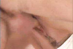 Blonde freaky European doxy pounded from behind in the kitchen