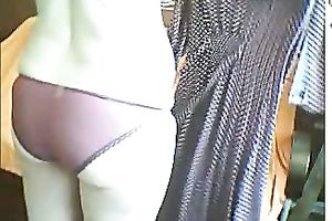 Hidden livecam in the bedroom and my amateur wife changing garments