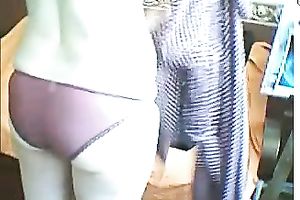 Hidden livecam in the bedroom and my amateur wife changing garments