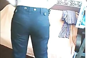 Hidden livecam in the bedroom and my amateur wife changing garments