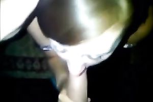 She sucks my pantyhose like greedy for goo