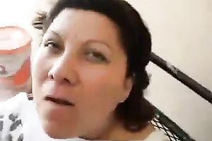 Just a big beautiful woman neighbour eagerly engulfing my pulsating jock