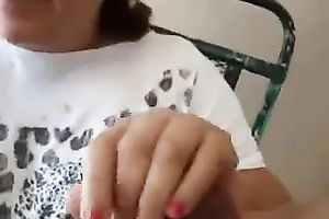 Just a big beautiful woman neighbour eagerly engulfing my pulsating jock