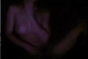 Amateur hawt web camera beauty was playing with her astounding large boobies