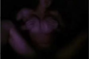 Amateur hawt web camera beauty was playing with her astounding large boobies