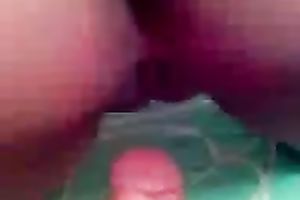 My cute Asian girlfriend licks balls and blows wang greedily