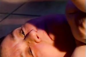 That dude get to be hungry 'coz that guy copulates unattractive obese old doxy