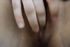 Chestnut haired amateur GF of mine gives me BJ in the stairs