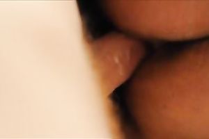 Awesome bootyful Asian honey is willing for some dick in her hungry bawdy cleft