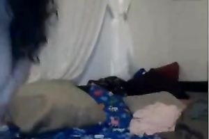 Super breasty delightsome cam nympho jammed her fantastic boobies