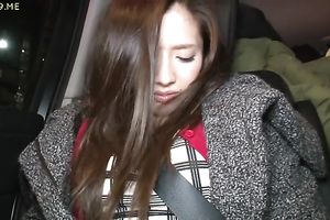 Love it when my lover tickles my twat with my Hitachi in my car