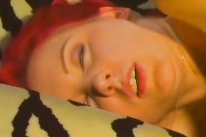 Chick with dyed hair blows and acquires her cookie team-fucked unfathomable