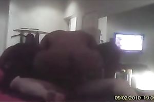 Gorgeous dark hotwife riding my penis in hotel room