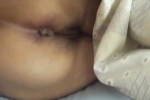 Just me playing with impure butthole and shaggy wet crack of my older BBC slut