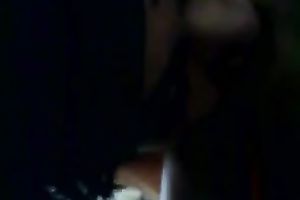 Cute and lascivious Malay cowgirl was nailed missionary on dude's web camera