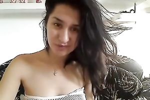 Sensual pale skin youthful hottie exposed her privates