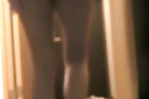 My Japanese white bitch shows her undressed body to delivery stud