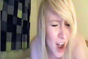 Cute legal age teenager women giving astounding oral pleasure and fucking on web camera