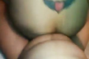 I banged tattooed cheap and lascivious random Latina bitch's rectal hole