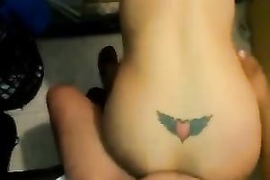 I banged tattooed cheap and lascivious random Latina bitch's rectal hole