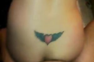 I banged tattooed cheap and lascivious random Latina bitch's rectal hole