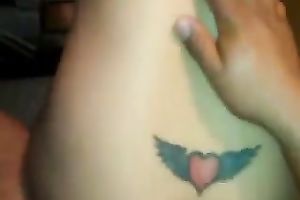 I banged tattooed cheap and lascivious random Latina bitch's rectal hole