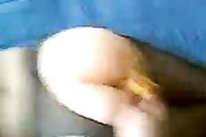 Amateur usual brunette hair with large bum is screwed and gave oral-stimulation