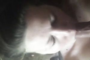 Hot kinky usual looking and quite worn out wench got facial