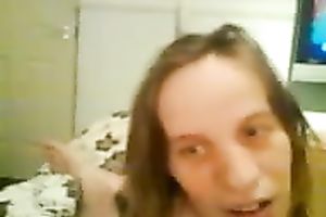 My preggy girlfriend knows how to worship my pierced knob